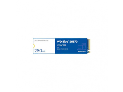 SSD 250GB WD Blue SN570 NVMe M.2 PCIe Gen3 2280, WDS250G3B0C