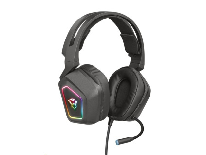 TRUST Sluchátka s mikrofonem GXT 450 Blizz RGB 7.1 Surround Gaming Headset, 23191