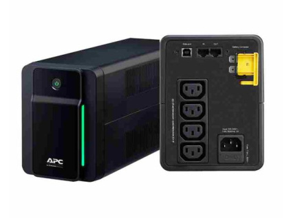 APC Back-UPS BXMI 750VA (410W), AVR, USB, IEC zásuvky, BX750MI