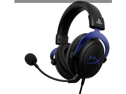 HP HyperX Cloud - Gaming Headset - PS5-PS4 (Black-Blue), 4P5H9AM