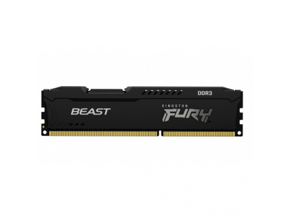 4GB DDR3-1600MHz CL10 Kingston FURY Beast Black, KF316C10BB/4