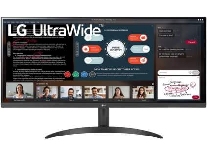 LG monitor 34WP500 34" / IPS / 2560x1080 / 1000:1 / 5ms / 2xHDMI / černý, 34WP500-B.AEU