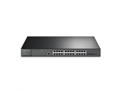 TP-Link TL-SG3428XMP - JetStream 24-Port Gigabit and 4-Port 10GE SFP+ L2+ Managed Switch with 24-Port PoE+, TL-SG3428XMP