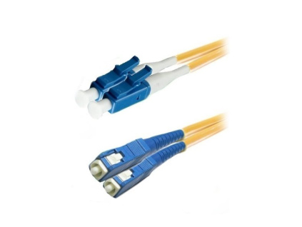 XtendLan FO patch LC-SC 1m 9/125 duplex, LS0H, G.652d ZWP, FOP-LCSC-D-1-9