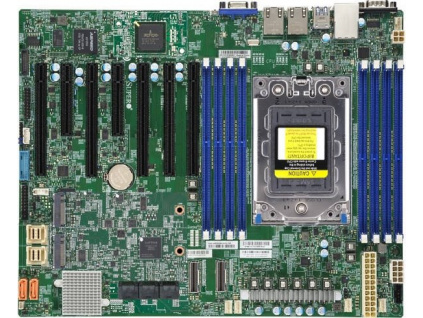 SUPERMICRO MB 1xSP3 (Epyc 7002 SoC), 8x DDR4, 8x SATA + 8xSATA/SAS(3008), 2x M.2, PCIe 4.0 (5 x16, 2 x8), 2x 10Gb, IPMI, MBD-H12SSL-CT-O