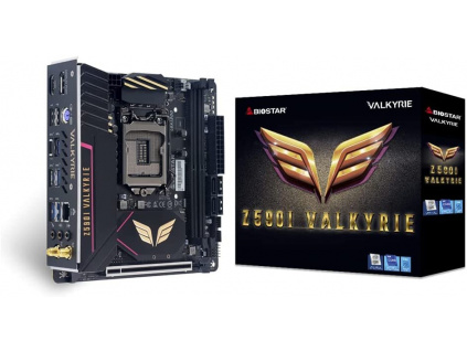 Biostar Z590i VALKYRIE, Mini-ITX, soc. Intel 1200, Z590, DDR4, Z590i VALKYRIE