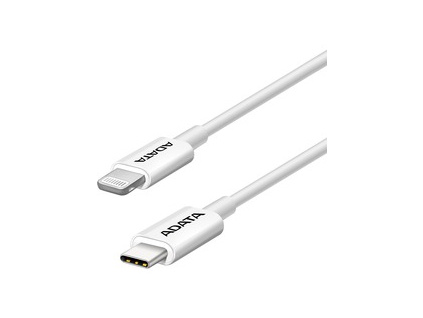 ADATA kabel USB-C na Lightning bílý, AMFICPL-1M-CWH
