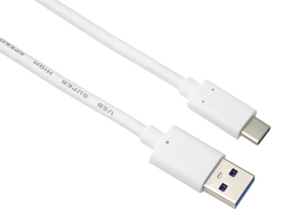 PremiumCord kabel USB-C - USB 3.0 A (USB 3.2 generation 2, 3A, 10Gbit/s) 3m bílá, ku31ck3w