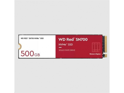 WD RED SSD NVMe 500GB PCIe SN700, Geb3 8GB/s, (R:3430/W:2600 MB/s) TBW 1000, WDS500G1R0C