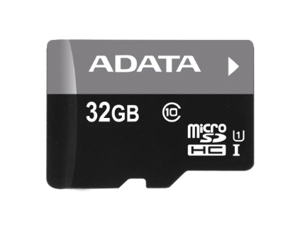 ADATA 32GB MicroSDHC Premier,class 10,with Adapter, AUSDH32GUICL10-RA1