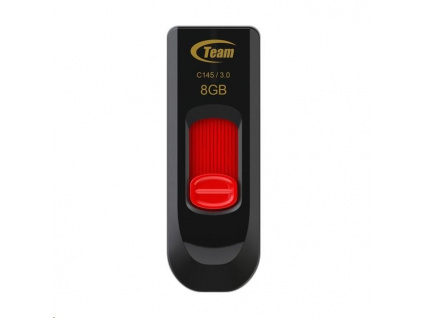 TEAM Flash Disk 8GB C145, USB 3.1, červená, TC14538GR01