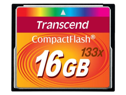 TRANSCEND Compact Flash 16GB (133x), TS16GCF133