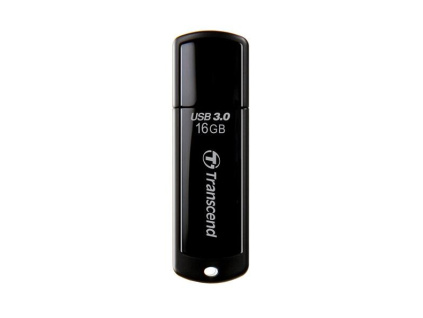 TRANSCEND Flash Disk 16GB JetFlash®700, USB 3.0 (R:75/W:12 MB/s) černá, TS16GJF700