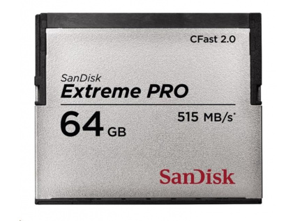 SanDisk CFAST 2.0 64GB Extreme Pro (515 MB/s), SDCFSP-064G-G46D