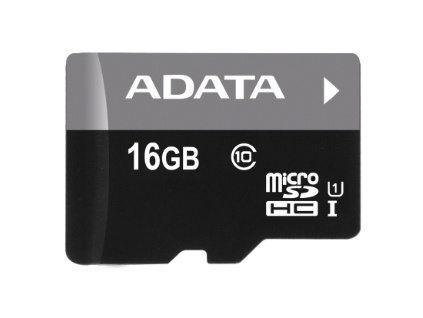 ADATA 16GB MicroSDHC Premier,class 10,with Adapter, AUSDH16GUICL10-RA1
