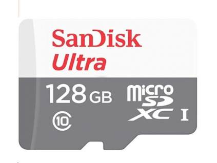 Sandisk MicroSDXC karta 128GB Ultra (80MB/s, Class 10 UHS-I, Android), SDSQUNR-128G-GN6MN