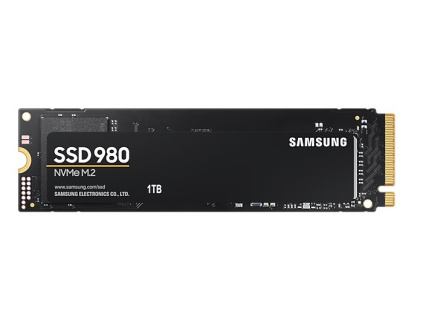 Samsung SSD 1TB 980 NVMe M.2 (ctení/zápis: 3500/3000MB/s), MZ-V8V1T0BW