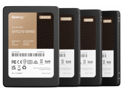 Synology 2.5” SATA SSD SAT5210 - SAT5210-480G, SAT5210-480G