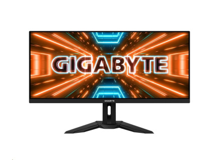 GIGABYTE LCD - 34" Gaming monitor M34WQ WQHD, 3440 x 1440, 144Hz, 1000:1, 400cd/m2, 1ms, 2xHDMI 2.0, 1xDP, SS IPS, M34WQ