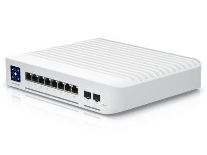 UBNT UniFi Switch Enterprise 8 PoE - 8x 2.5Gbit RJ45, 2x SFP+ port, PoE 802.3at, USW-Enterprise-8-PoE