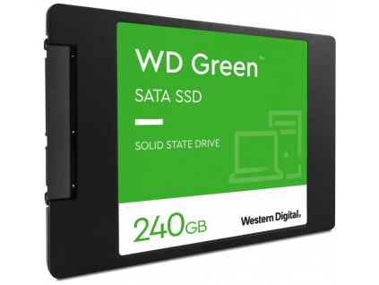 WD SSD GREEN 240GB / WDS240G3G0A / SATA III / Interní 2,5" / 7mm, WDS240G3G0A