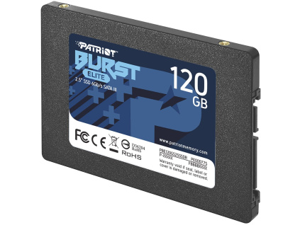 PATRIOT BURST ELITE 120GB SSD / Interní / 2,5" / SATA 6Gb/s /, PBE120GS25SSDR