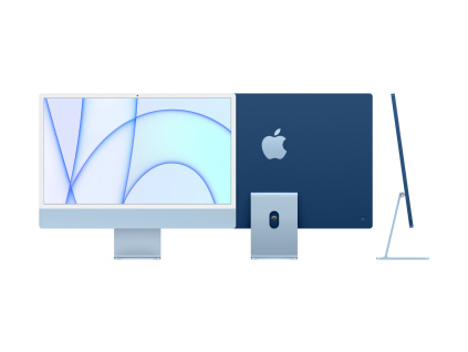 Apple iMac/24''/4480 x 2520/M1/8GB/256GB SSD/M1/Big Sur/Blue/1R, MGPK3SL/A