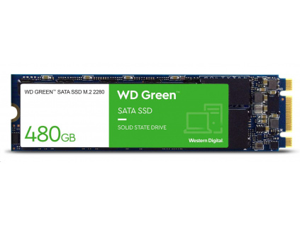 WD GREEN SSD WDS480G3G0B 480GB M.2, (R:540, W:465MB/s), WDS480G3G0B