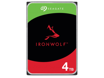 Seagate IronWolf 4TB HDD / ST4000VN006 / Interní 3,5" / 5400 rpm / SATA III / 256 MB, ST4000VN006