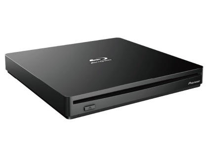 Pioneer BDR-XS07TUHD / Blu-ray / externí / M-Disc / USB-C / černá, BDR-XS07TUHD