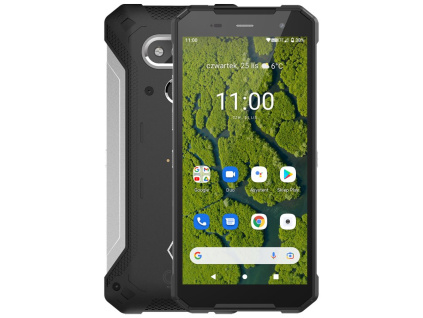 myPhone Hammer Explorer plus - stříbrný 5,7" IPS/ Dual SIM + eSIM/ 64GB/ 4GB RAM/ LTE/ IP69/ Android 11, TELMYAHEXPLOPSI