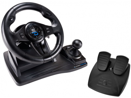 SUPERDRIVE Sada volantu, pedálů a řadící páky GS550/ PS4/ Xbox One/ Xbox Series X/S / PC, SA5596-NG