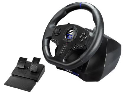 SUPERDRIVE Sada volantu a pedálů SV750/ PS4/ Xbox One/ Xbox Series X/S / Nintendo Switch/ PC, SA5595-NG