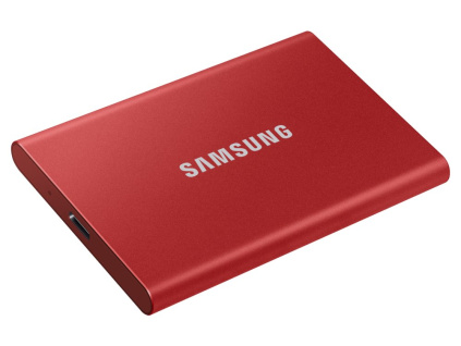 Samsung externí SSD 500GB 2,5" / USB 3.2/ Červený, MU-PC500R/WW