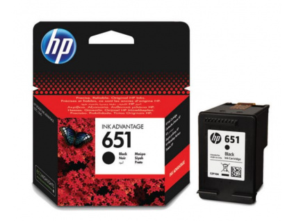 HP 651 černá ink kazeta, C2P10AE, C2P10AE