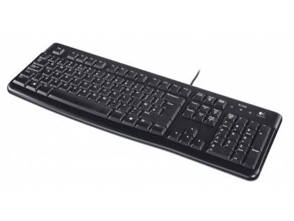 Logitech drátová klávesnice K120 - Business EMEA - CZ layout - černá, 920-002641