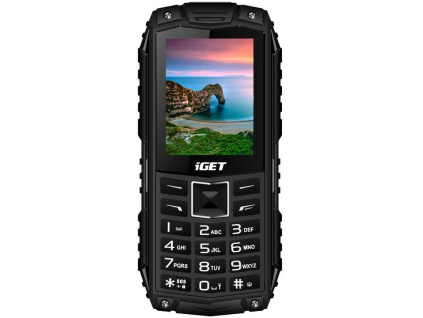 iGET Defender D10, Dual SIM, Black, Defender D10 BLACK