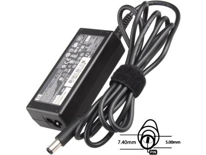 Napájecí adaptér 65W 18,5V, 7.4x5.0, originál HP, 77011040