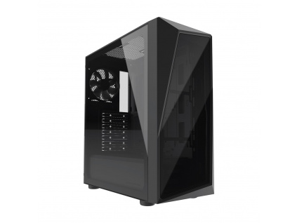 Cooler Master case CMP 520L, mini-ITX, bez zdroje, průhledná bočnice, černá, CP520-KGNN-S03
