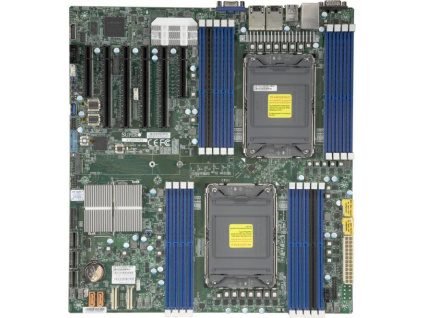 SUPERMICRO MB 2xLGA4189, iC621A, 18x DDR4 ECC, 4xNVMe, 14xSATA3, M.2, 6x PCIe4.0, 2x 10Gb LAN,IPMI, MBD-X12DPi-NT6-O