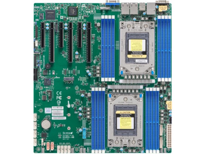 SUPERMICRO MB 2xSP3 (7002/7003),16x DDR4,10xSATA3, 4x NVMe, 1xM.2, 6xPCIe4.0 (3 x16, 3 x8), IPMI, 2x LAN, MBD-H12DSI-N6-O