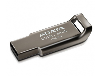 ADATA DashDrive Durable UV131 64GB / USB 3.0 / šedá, AUV131-64G-RGY