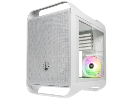 BitFenix skříň Prodigy M 2022 / mATX / 1x60mm +3x120mm ARGB fan / 2xUSB 3.0 / tvrzené sklo / bílá, BFC-PM2-300-WWGSW-3A