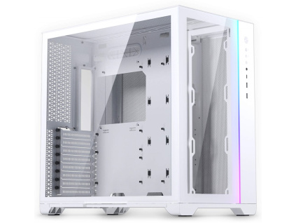 Magniumgear Powered by Phanteks NEO Qube v.2 / ATX / 2 x USB 3.0 / USB-C 3.1 / ARGB / tvrzené sklo / bílá, MG-NE620Q_DWT02