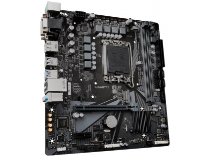 GIGABYTE H610M S2H DDR4 rev. 1.1/1.3 / Intel H610 / LGA1700 / 2x DDR4 / M.2 / DP / VGA / HDMI / DVI-D / mATX, H610M S2H DDR4 1.1