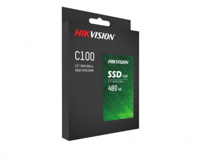 HIKVISION SSD C100, 2.5" SATA 6Gb/s, R550/W470, 480GB - QLC, HS-SSD-C100(STD)/480G/QLC/WW