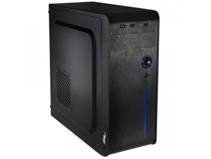 Akyga PC skříň Midi Tower ATX AK939BL 2xUSB2.0. bez PSU, AK939BL