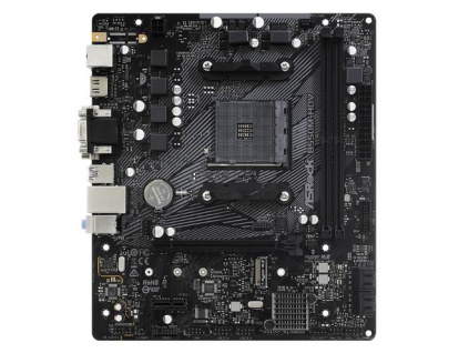 ASROCK MB B550M-HDV (AM4, amd B550, 2xDDR4 4733, 4xSATA3, 7.1, VGA+DVI+HDMI, M.2, USB3.1, mATX), B550M-HDV