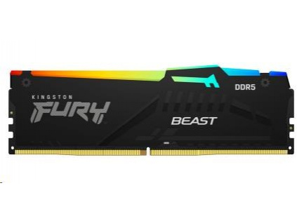 DIMM DDR5 16GB 5600MT/s CL36 KINGSTON FURY Beast RGB EXPO, KF556C36BBEA-16