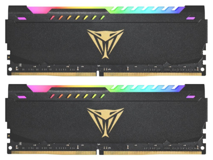 PATRIOT Viper Steel RGB 16GB DDR4 3600MHz / DIMM / CL18 / 1,35V / Heatshield / KIT 2x 8GB, PVSR416G360C8K